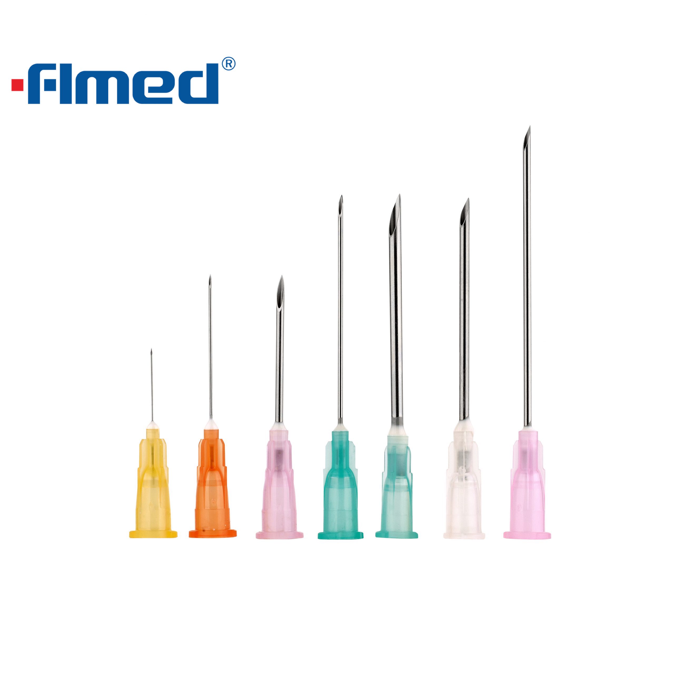Agujas hipodérmicas médicas desechables 16G-30G
