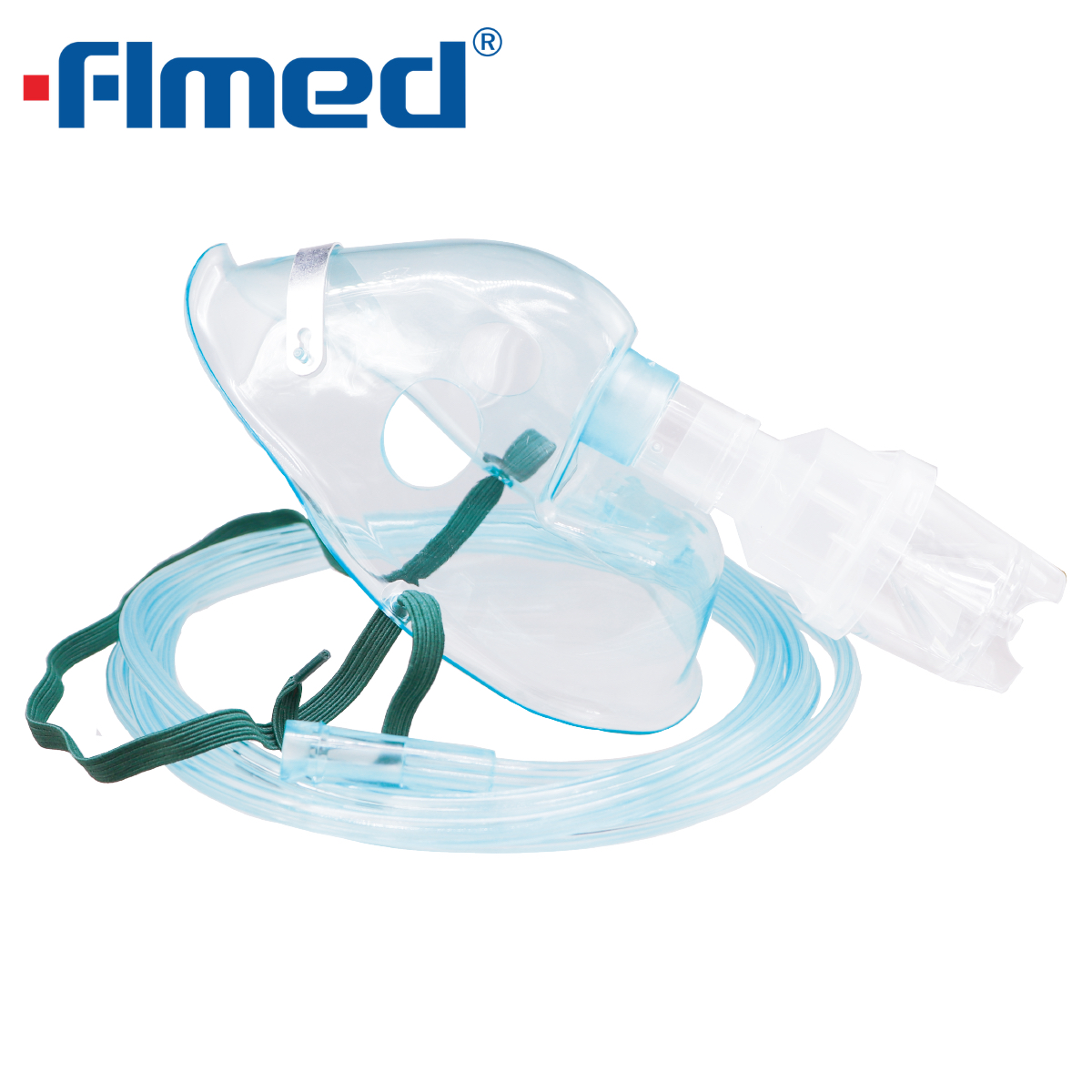 Nebulizador desechable con máscara de espiga pediátrica y tubos de 7 '(cada uno)