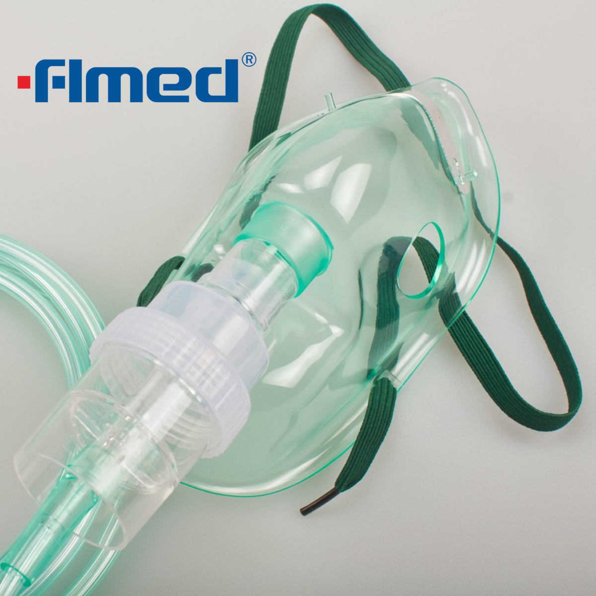 Máscara de aerosol pediátrica de nebulizador y tubo de 7 '
