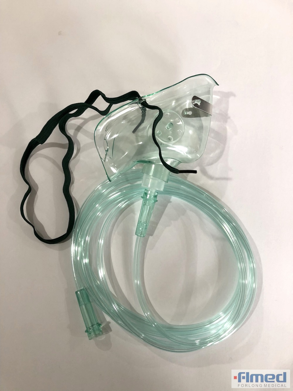 Máscaras de oxígeno desechables pediátricas con tubo