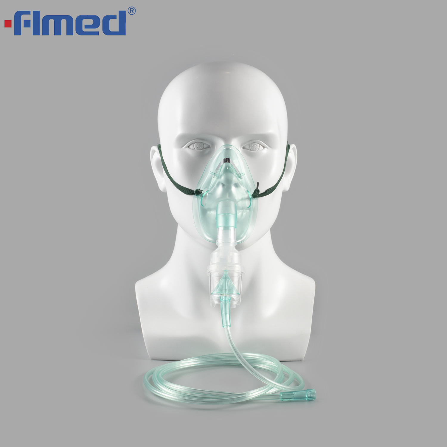 Máscara de aerosol pediátrica de nebulizador y tubo de 7 '