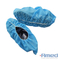 Cubierta antideslizante antideslizante desechable azul del zapato para los hospitales