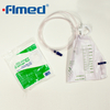 Bolsa de drenaje urinario médico con dispositivo anti reflujo 2000ml