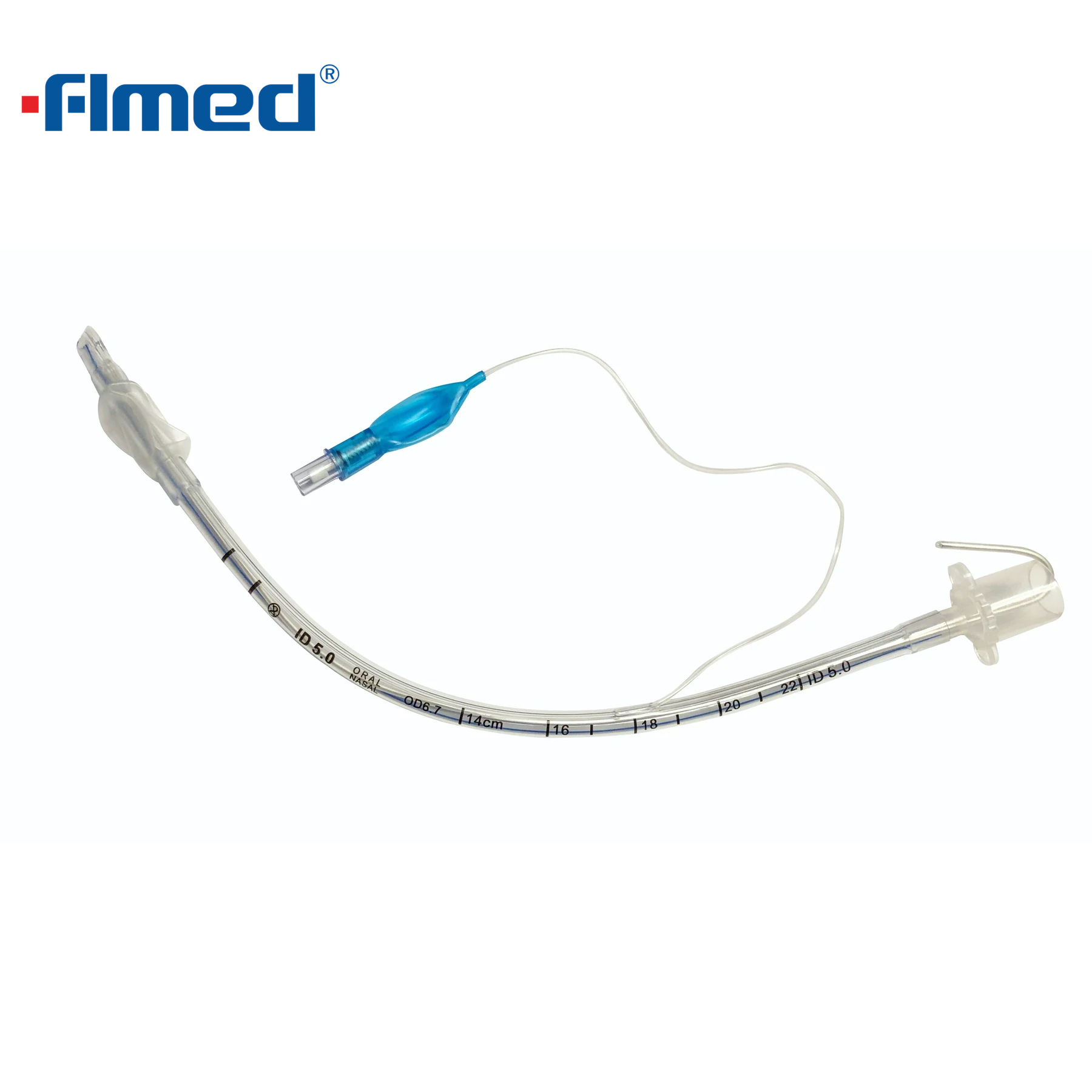 Tubos endotraqueales nasales orales, con brazalete