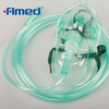 Máscara de oxígeno médico desechable con tubo
